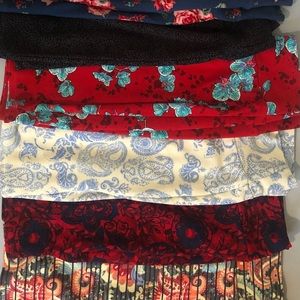 LOT OF 9 lularoe Cassie Pencil Skirts